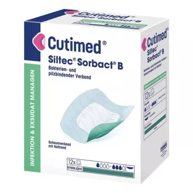 Benda Cutimed Siltec Sorbact PU-12,5x12,5 cm, 12 pz