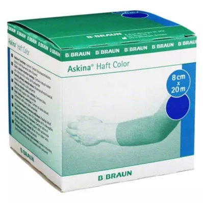 ASKINA Benda adesiva Colore 8 cmx20 m blu, 1 pz