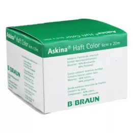 ASKINA Benda adesiva colore 6 cmx20 m giallo, 1 pz