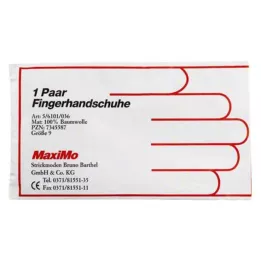 HANDSCHUHE Cotone taglia 9 lunghezza fuori misura, 2 pezzi