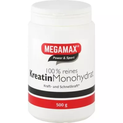 KREATIN MONOHYDRAT 100% Megamax in polvere, 500 g