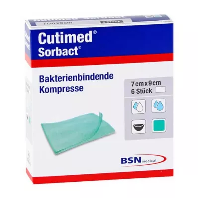 Cutimed Sorbact compresse 4x6 cm, 6 pz