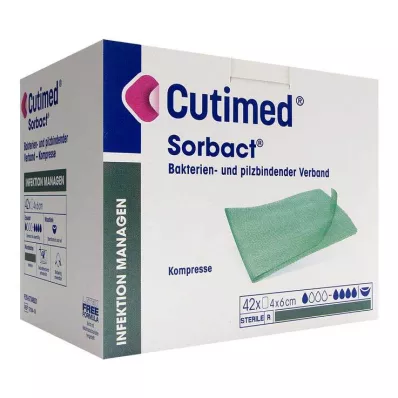 Cutimed Sorbact compresse 4x6 cm, 42 pz