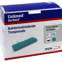 CUTIMED Tamponi Sorbact 2x50 cm, 24 pz