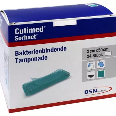 Tamponi Cutimed Sorbact 2x50 cm, 24 pz Tamponi Cutimed Sorbact 2x50 cm, 24 pz
