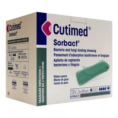 Tamponi Cutimed Sorbact 5x200 cm, 12 pz Tamponi Cutimed Sorbact 5x200 cm, 12 pz