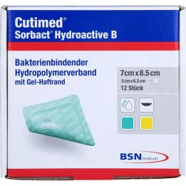 CUTIMED Sorbact Hydroactive B Gel-V.7x8,5 cm adesivo, 12 pz