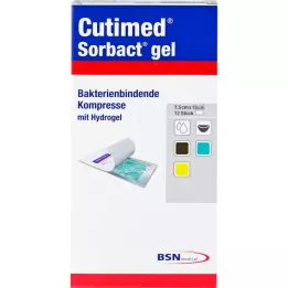 CUTIMED Sorbact Gel Compresse 7,5x15 cm, 12 pz