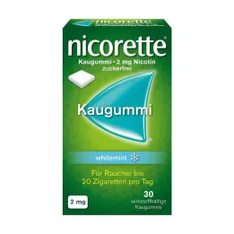 NICORETTE Gomma da masticare 2 mg alla menta bianca, 30 pz