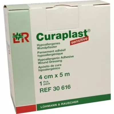 CURAPLAST Medicazione per ferita, sensibile 4 cm x 5 m, 1 pz