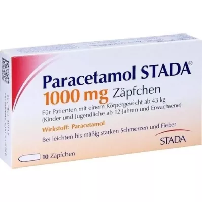 PARACETAMOL STADA supposta da 1000 mg, 10 pezzi