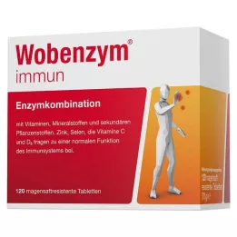 WOBENZYM compresse immuni rivestite con enterici, 120 pezzi