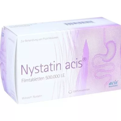 NYSTATIN acis compresse rivestite con film, 100 pz