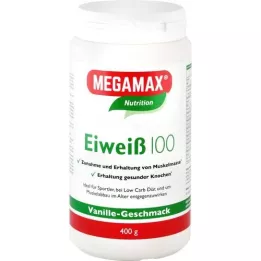 EIWEISS 100 Vaniglia Megamax in polvere, 400 g