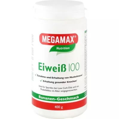 EIWEISS 100 Banana Megamax in polvere, 400 g