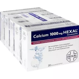 CALCIUM 1000 HEXAL Compresse effervescenti, 100 pz
