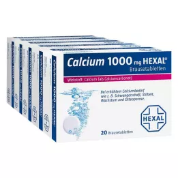 CALCIUM 1000 HEXAL Compresse effervescenti, 100 pz