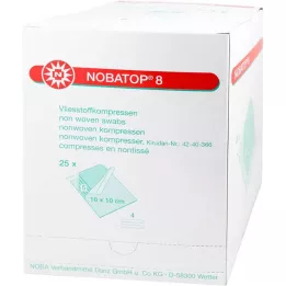 NOBATOP 8 Compresse 10x10 cm sterili, 25X5 pz