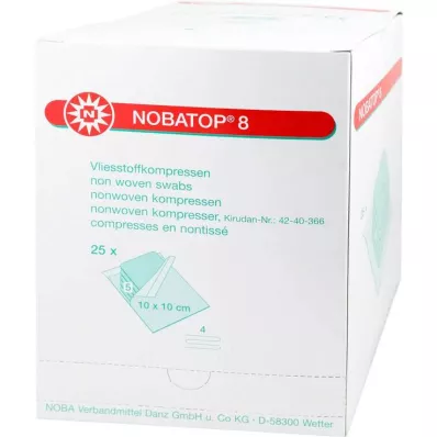 NOBATOP 8 Compresse 10x10 cm sterili, 25X5 pz NOBATOP 8 Compresse 10x10 cm sterili, 25X5 pz