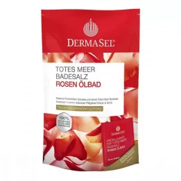 DERMASEL Sali da bagno del Mar Morto+Rose SPA, 1 p