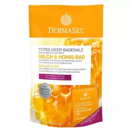 DERMASEL Sale da bagno del Mar Morto+latte&amp;Miele SPA, 1 p