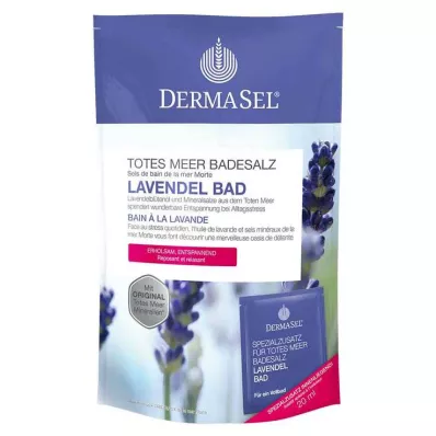 DERMASEL Sali da bagno del Mar Morto+Lavanda SPA, 1 p