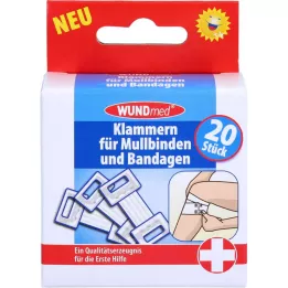KLAMMERN f.Mulbinden+bandages, 20 pz