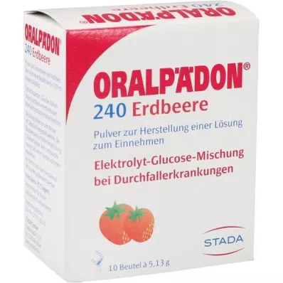 ORALPÄDON 240 Btl. di fragole in polvere, 10 pz