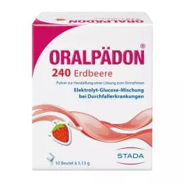 ORALPÄDON 240 Btl. di fragole in polvere, 10 pz