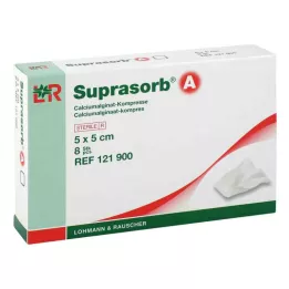 SUPRASORB A Alginato di calcio Compr.5x5 cm, 8 pz
