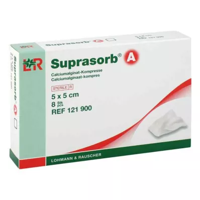 SUPRASORB A Alginato di calcio Compr.5x5 cm, 8 pz