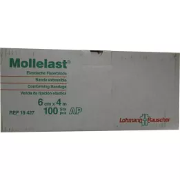 MOLLELAST Bende 6 cmx4 m bianche sciolte, 100 pz