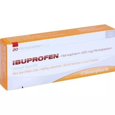 IBUPROFEN Hemopharm 400 mg compresse rivestite con film, 20 pz