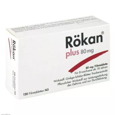 RÖKAN Plus 80 mg compresse rivestite con film, 120 pz RÖKAN Plus 80 mg compresse rivestite con film, 120 pz