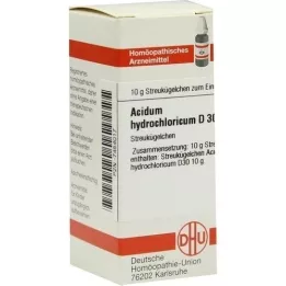 ACIDUM HYDROCHLORICUM D 30 globuli, 10 g