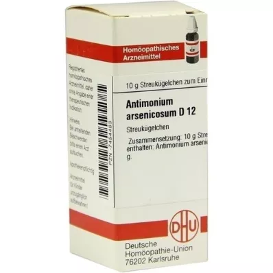 ANTIMONIUM ARSENICOSUM D 12 globuli, 10 g