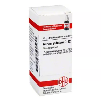 DHU Aurum jodatum D 12 globuli, 10 g