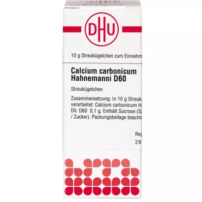 CALCIUM CARBONICUM Hahnemanni D 60 globuli, 10 g