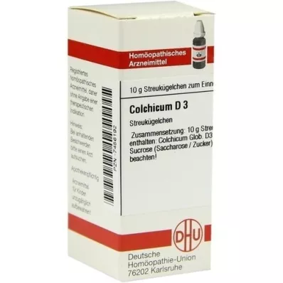 COLCHICUM D 3 globuli, 10 g
