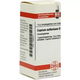 CUPRUM SULFURICUM D 12 globuli, 10 g