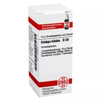 DHU Ginkgo biloba D 30 globuli, 10 g DHU Ginkgo biloba D 30 globuli, 10 g
