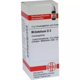 MILLEFOLIUM D 3 globuli, 10 g