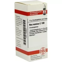 NUX VOMICA C 100 globuli, 10 g