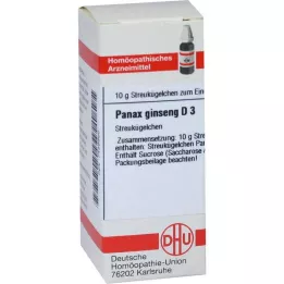 DHU Panax Ginseng D 3 globuli, 10 g