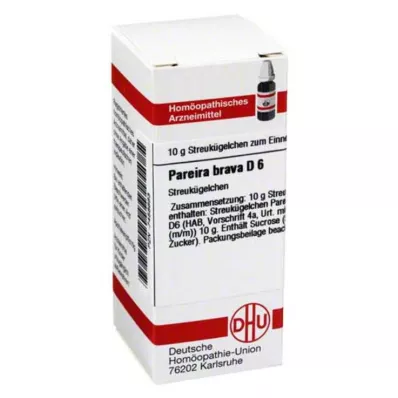 PAREIRA BRAVA D 6 globuli, 10 g
