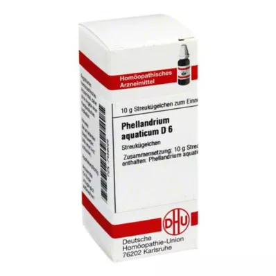PHELLANDRIUM AQUATICUM D 6 globuli, 10 g