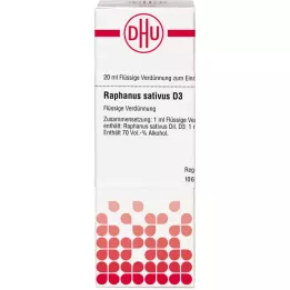 RAPHANUS SATIVUS D 3 Diluizione, 20 ml