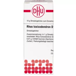 RHUS TOXICODENDRON D 1000 globuli, 10 g