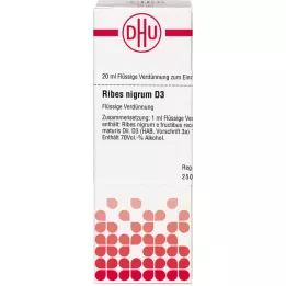 RIBES NIGRUM D 3 Diluizione, 20 ml