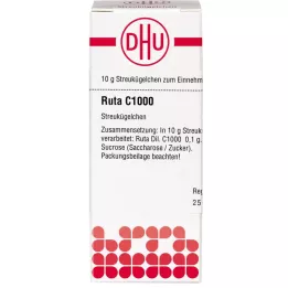 RUTA C 1000 globuli, 10 g